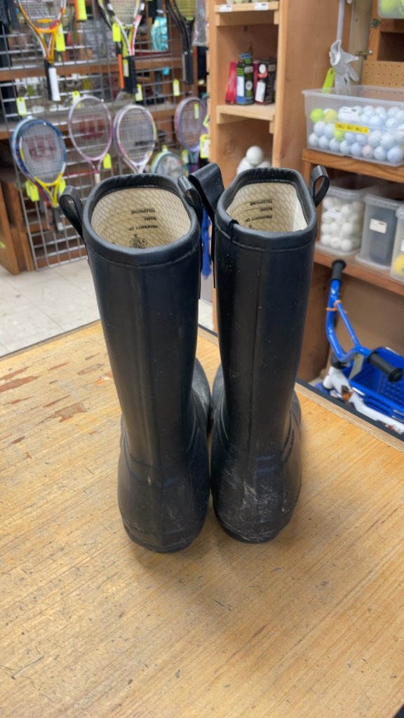 Hunter Ladies Rain Boots - Black, Size 11