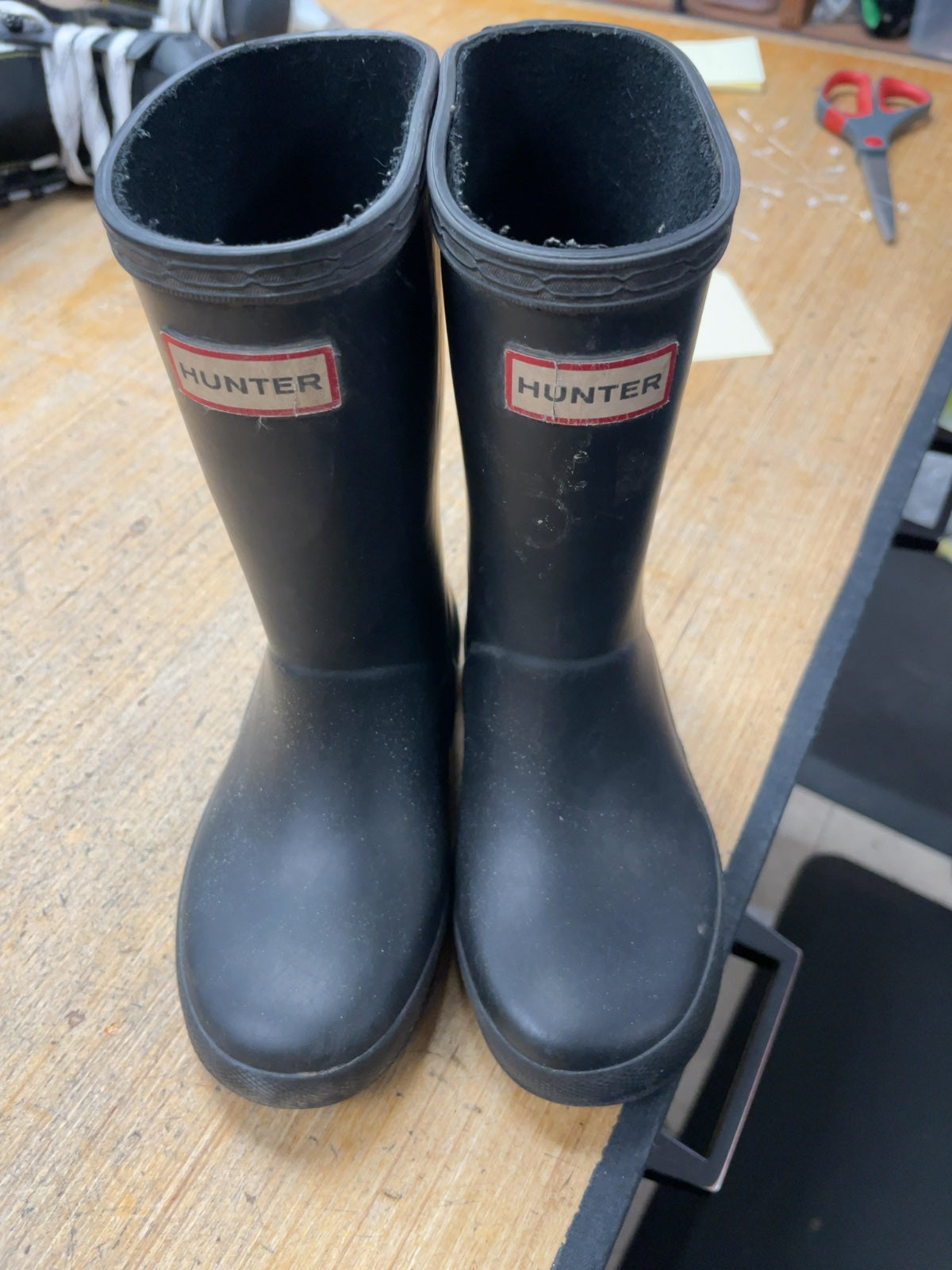 Hunter Rain Boots Size 10 Black
