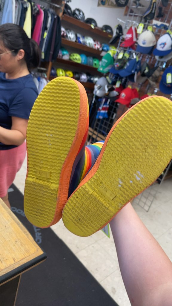 Hunter Rainbow Rain Boots - Size 2