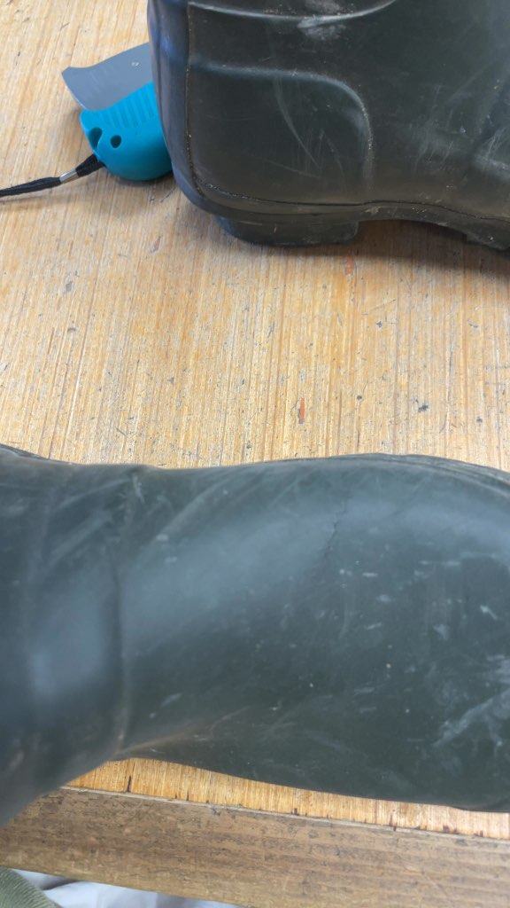 Hunter Tall Rain Boots - Green - Size 6/7 - AS IS