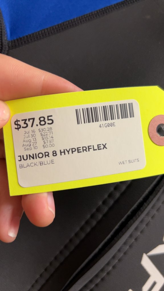 Hyperflex Junior 8 Access 2mm Shorty Wetsuit - Black/Blue