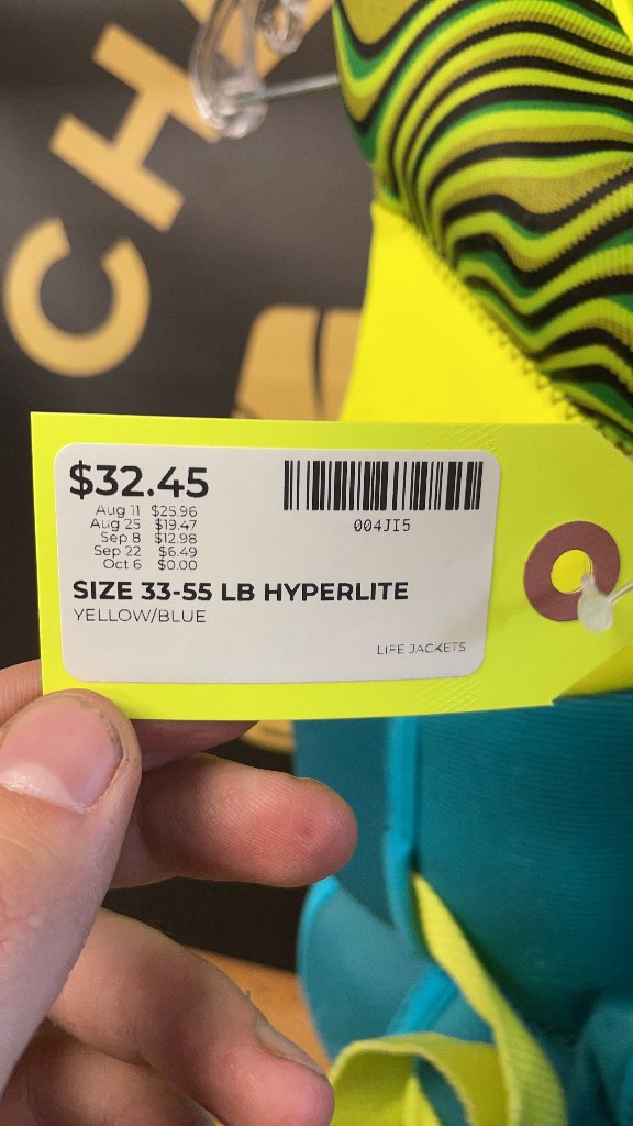 Hyperlite Child Life Jacket (33-55 lbs)