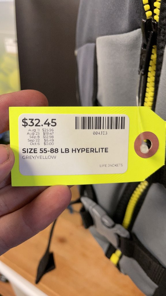 Hyperlite Youth Life Jacket (55-88 lbs)