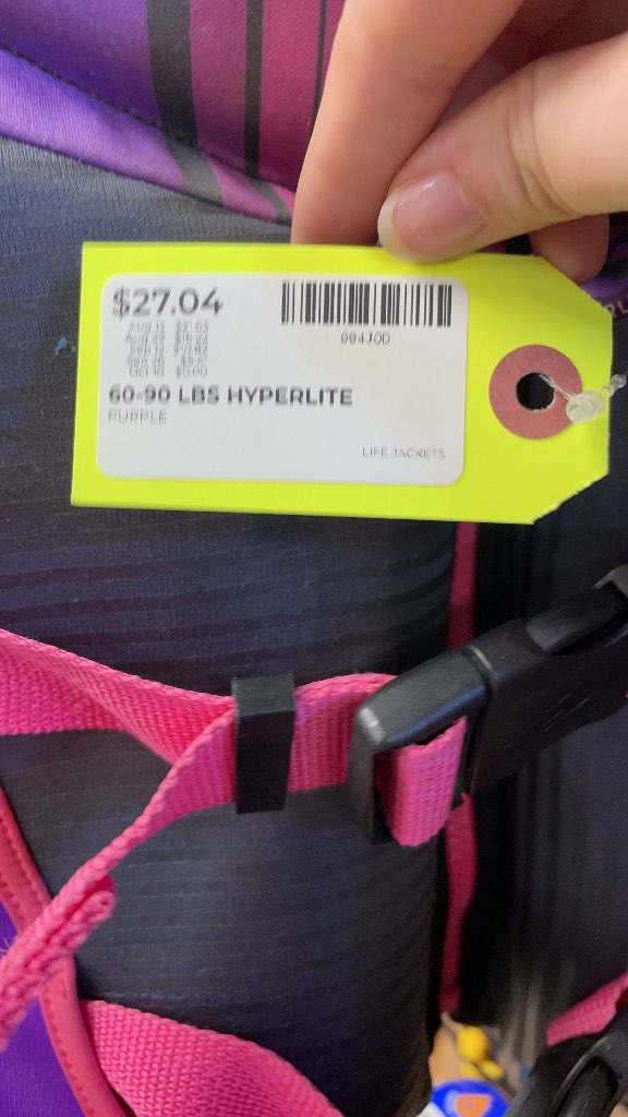 Hyperlite Youth Life Jacket 60-90 lbs