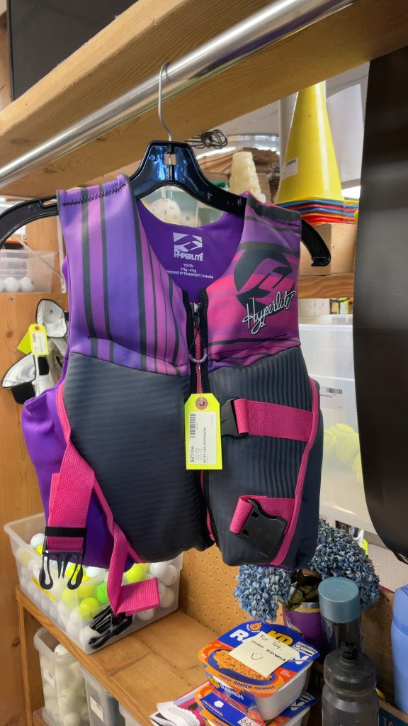 Hyperlite Youth Life Jacket (60-90 lbs) - Purple