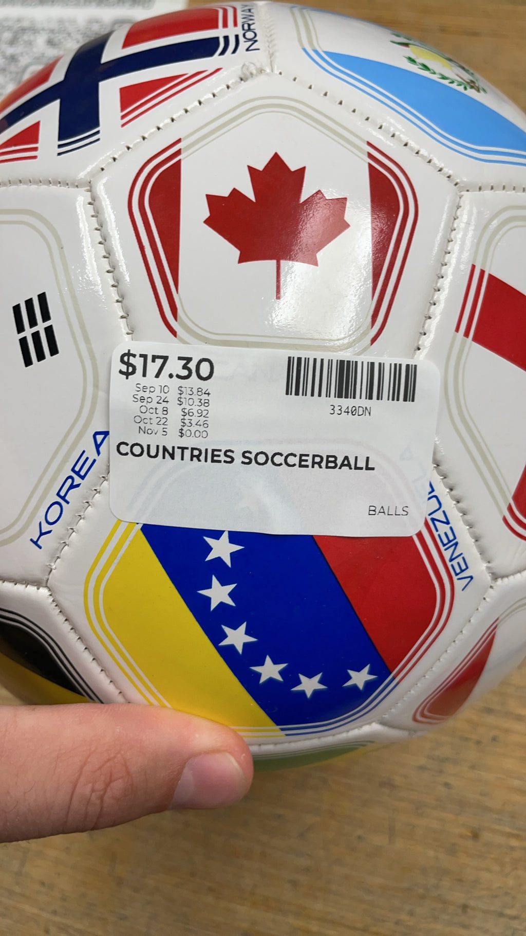 Icon Sports Countries Soccer Ball - Size 5