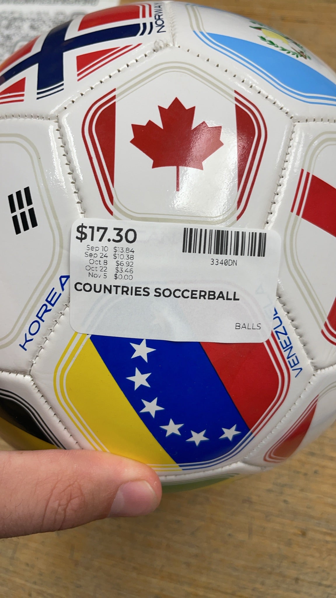 Icon Sports Countries Soccer Ball - Size 5