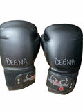 iLoveKickboxing.com Boxing Gloves 12 OZ Black