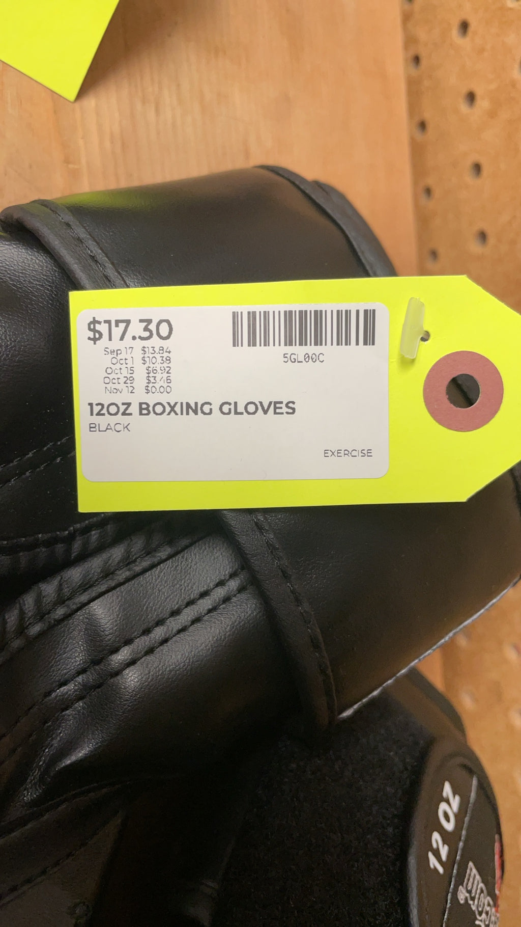 iLoveKickboxing.com Boxing Gloves 12 OZ Black