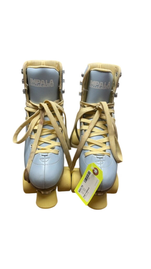 Impala Quad Roller Skates - Size 7 - Blue/Yellow