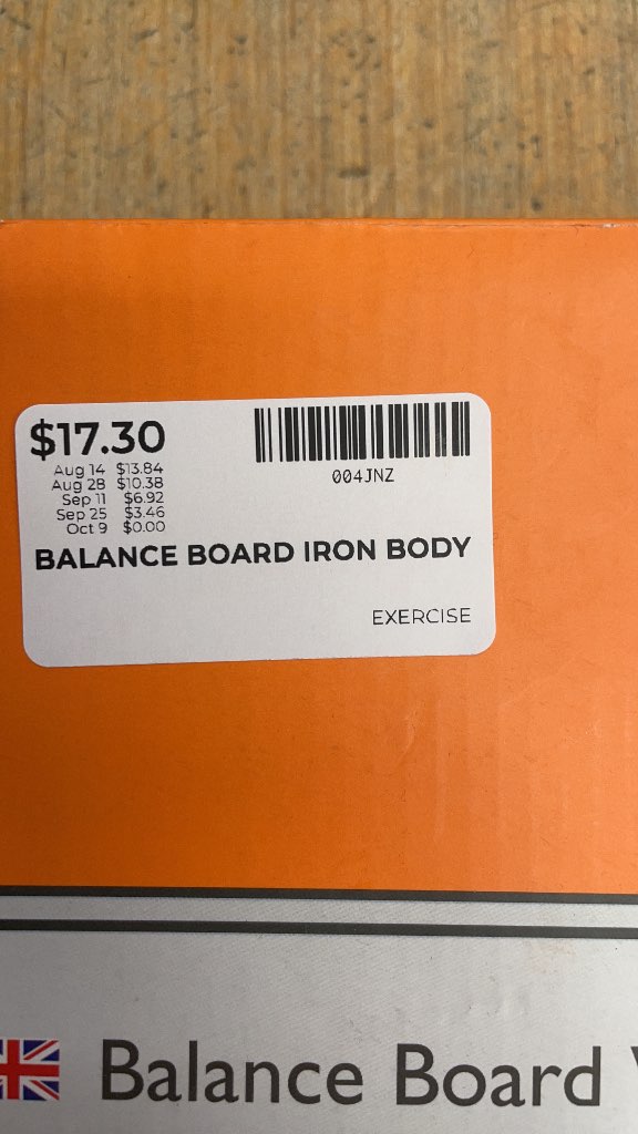 Iron Body Balance Board with Adjustable Height