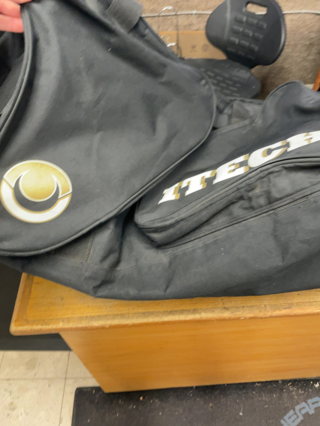 Itech Hockey Bag Black/Gold
