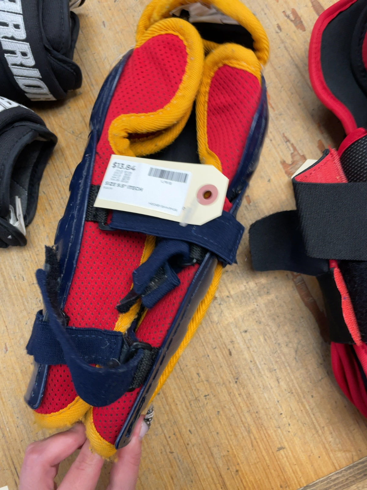 ITECH Hockey Shin Pads 9.5" Navy