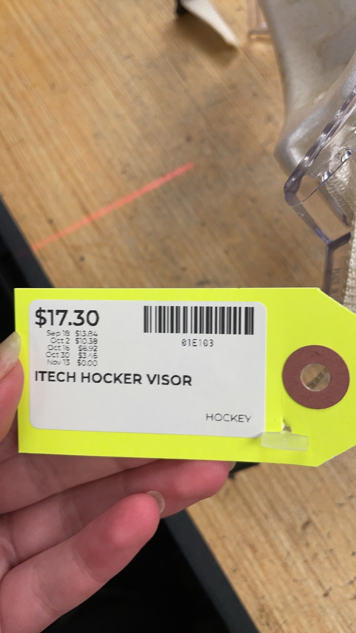 Itech Hockey Visor