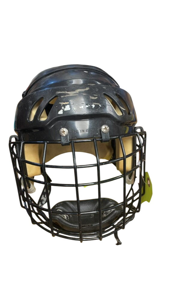 Itech Skating Helmet with Cage - Black - 51-55cm