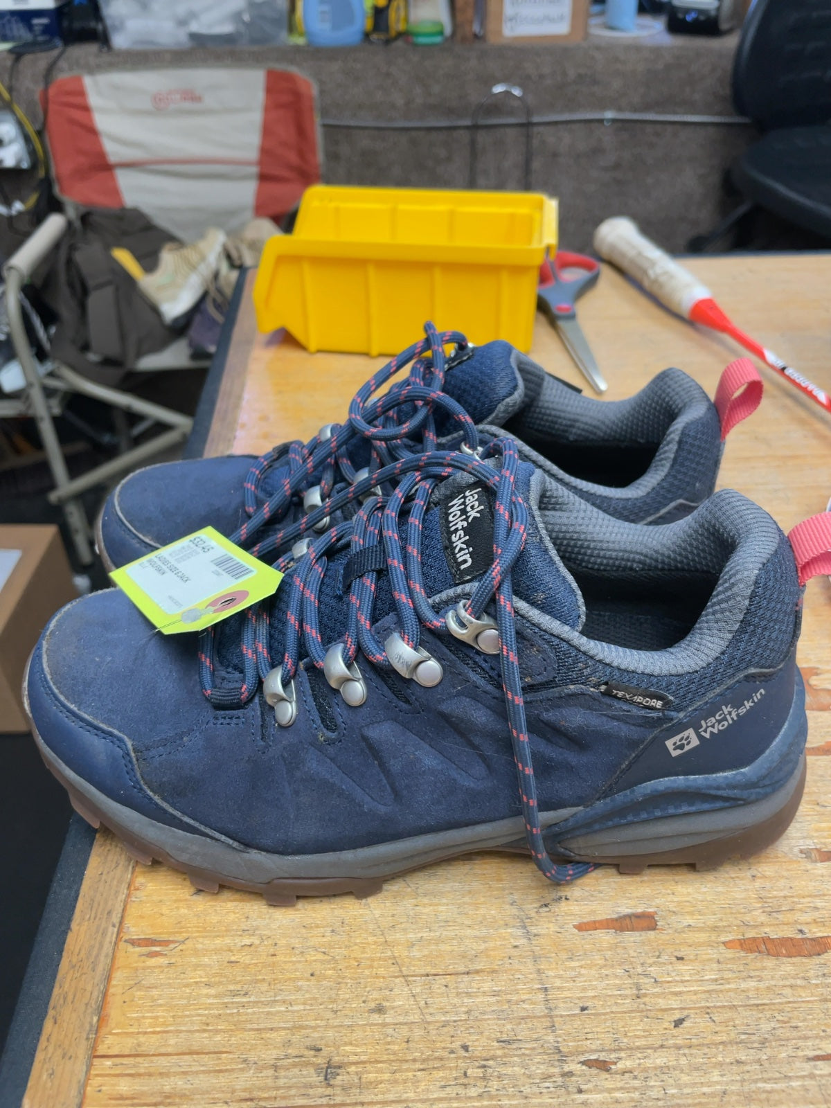 Jack Wolfskin Ladies Size 6 Hiking Boots Blue