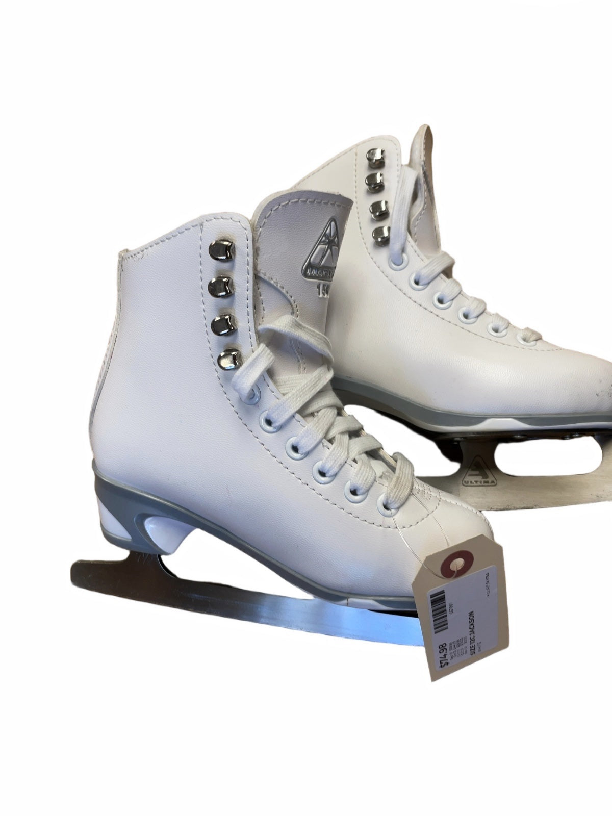 Jackson 150 Size 12C White Figure Skates