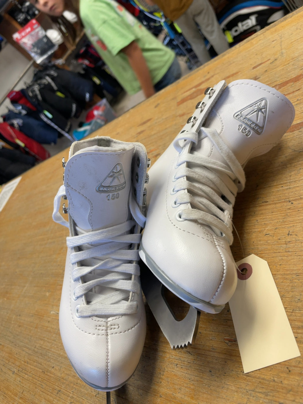 Jackson 150 Size 12C White Figure Skates