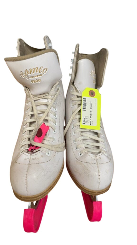 Jackson Cameo White Figure Skates Size 10