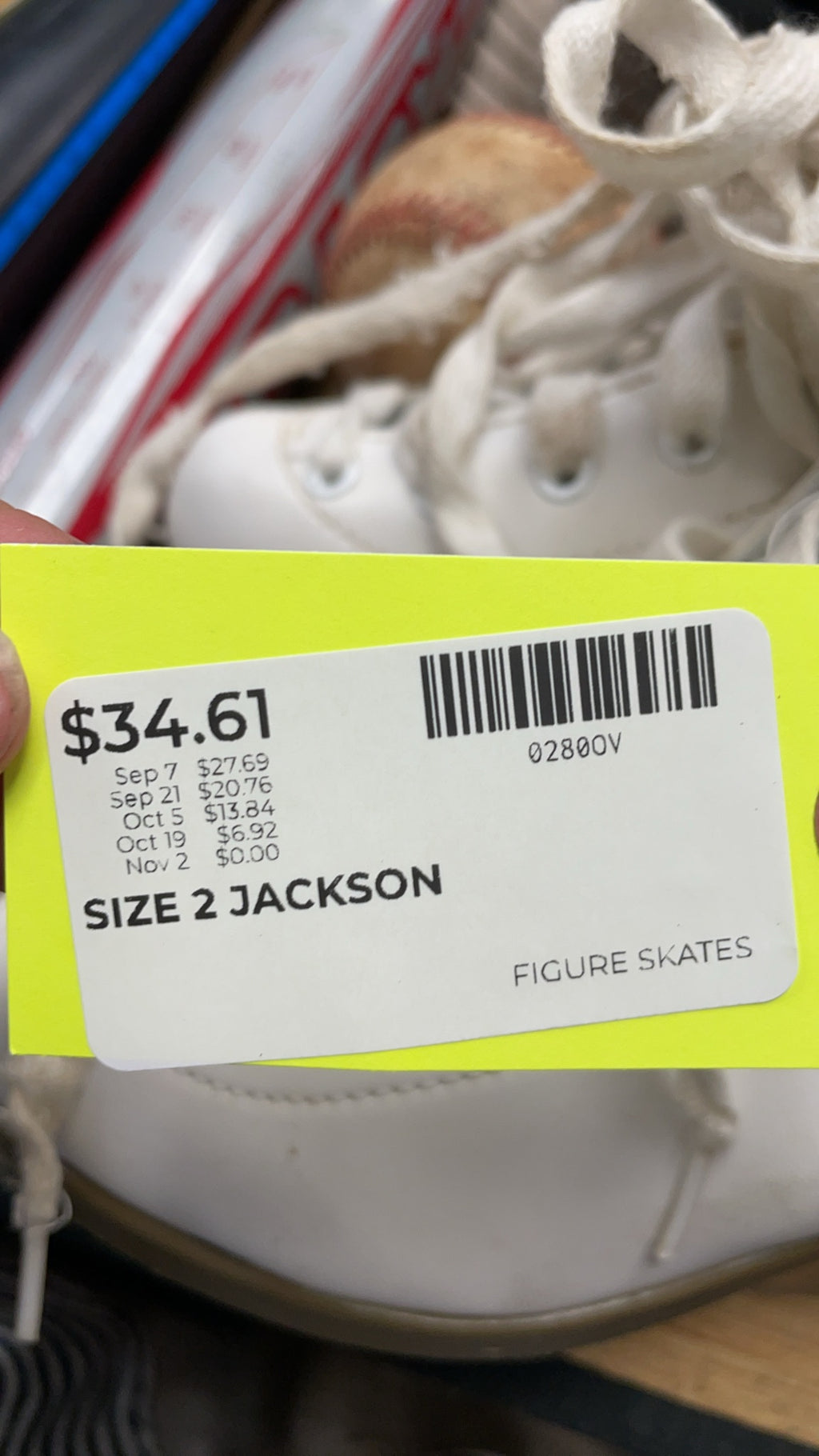 Jackson Figure Skates Size 2