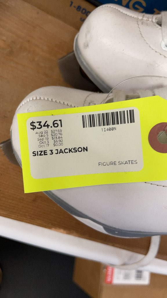 Jackson Figure Skates Size 3