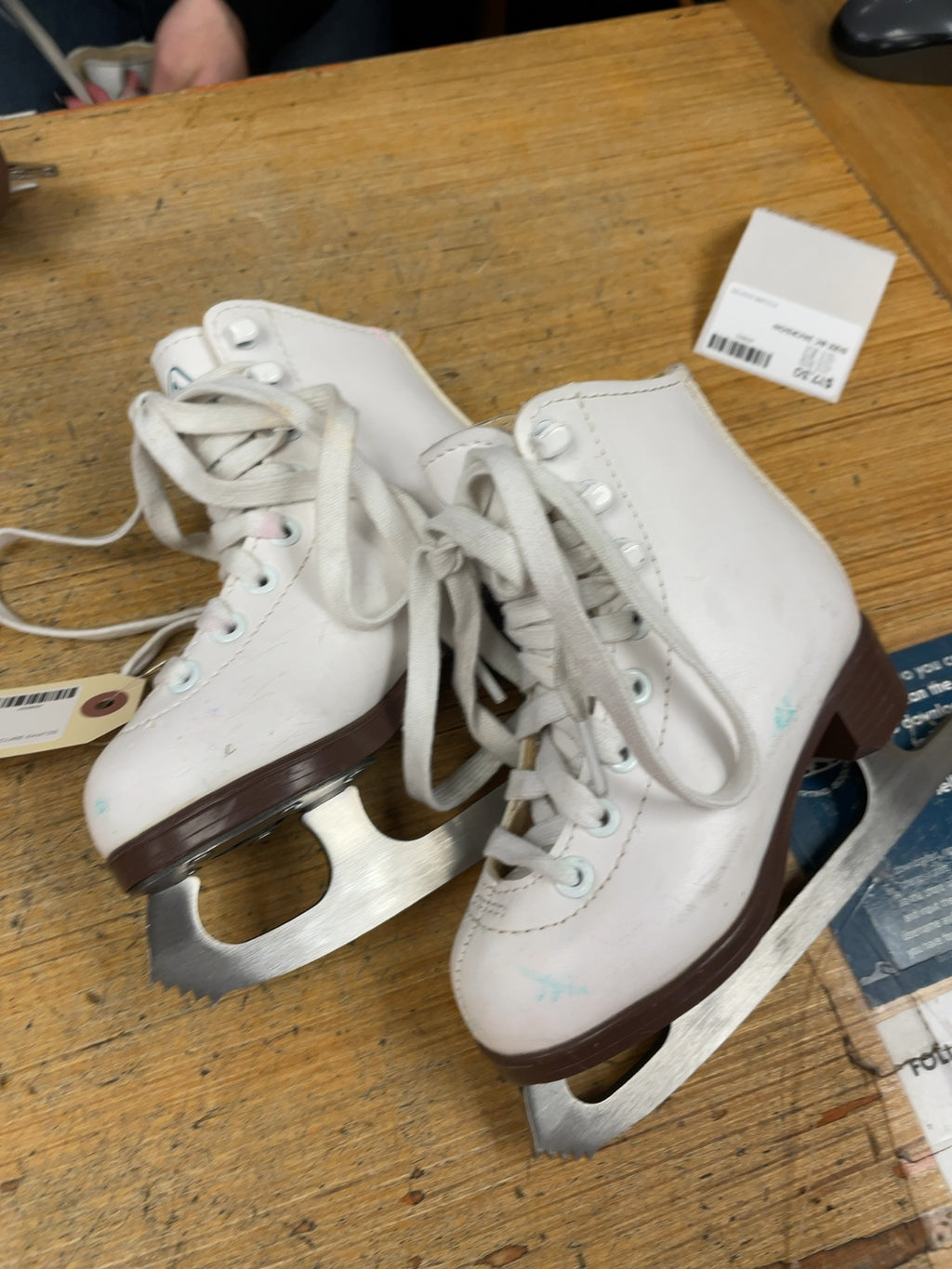 Jackson Figure Skates Size 9C White