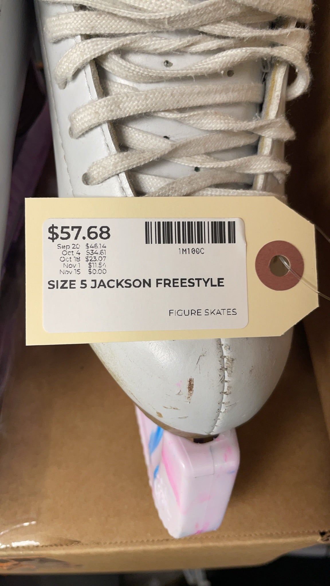 Jackson Freestyle Size 5 Figure Skates