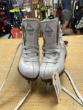 Jackson Glacier 120 9J White Figure Skates