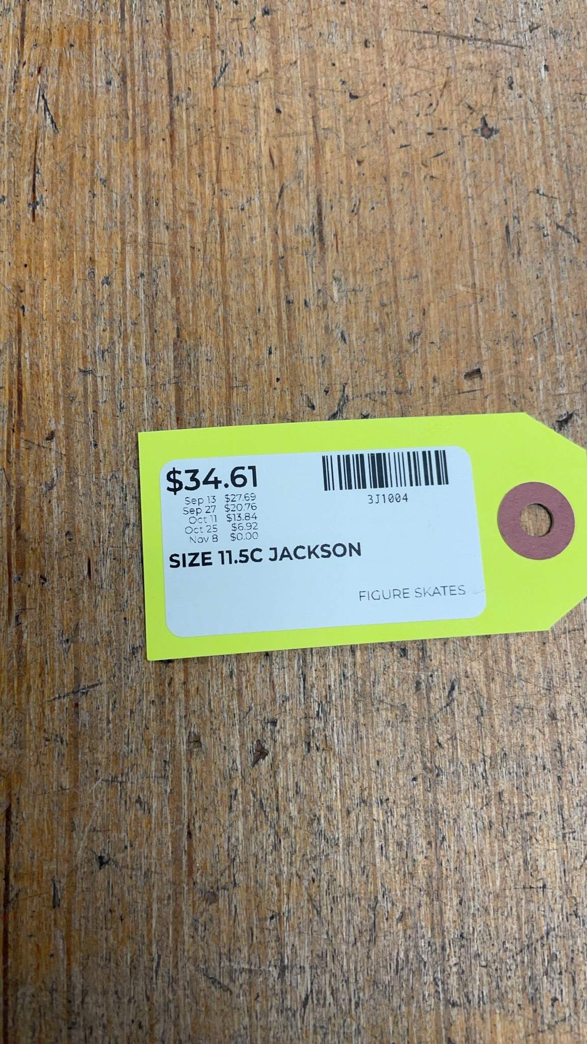 Jackson Mark II 11.5C Figure Skates