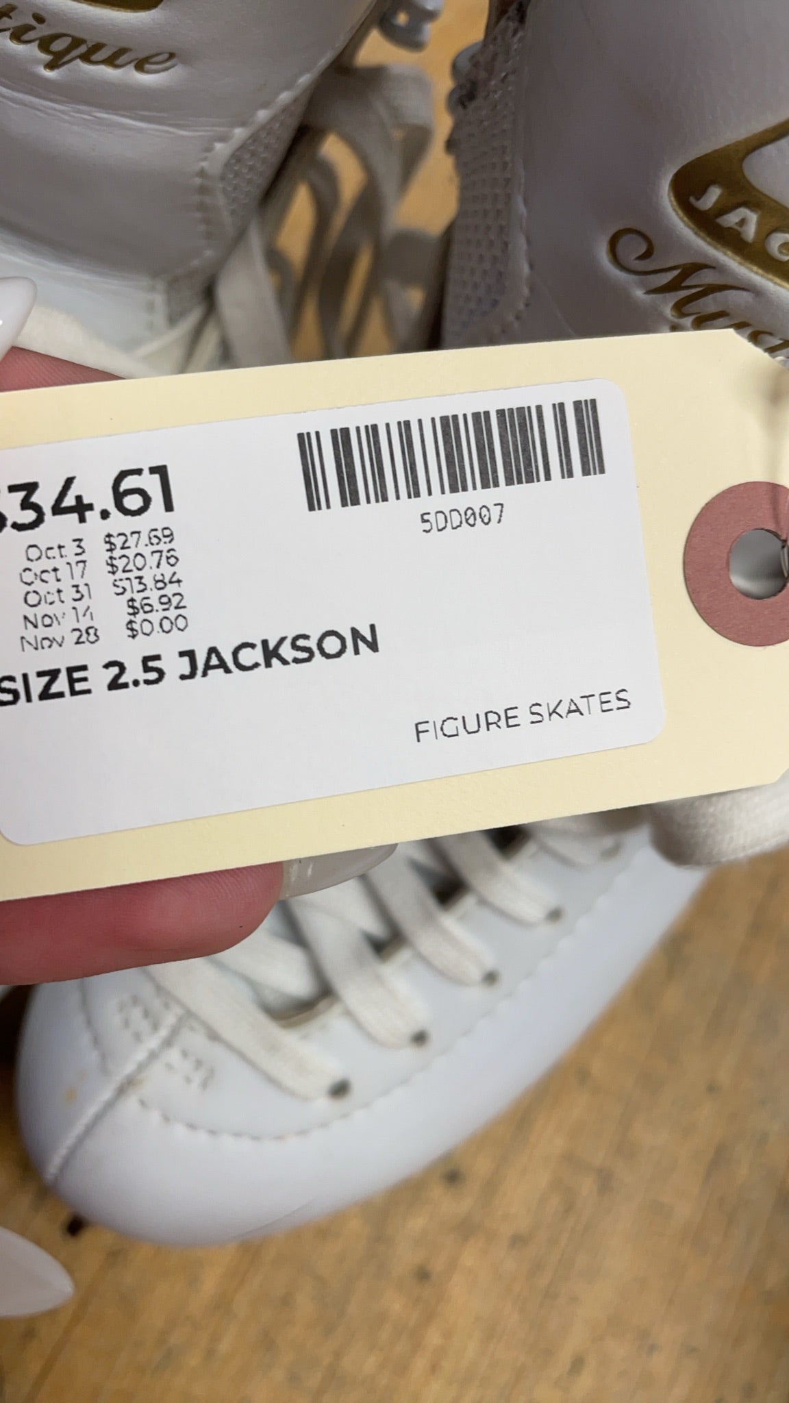 Jackson Mystique 2.5 Figure Skates