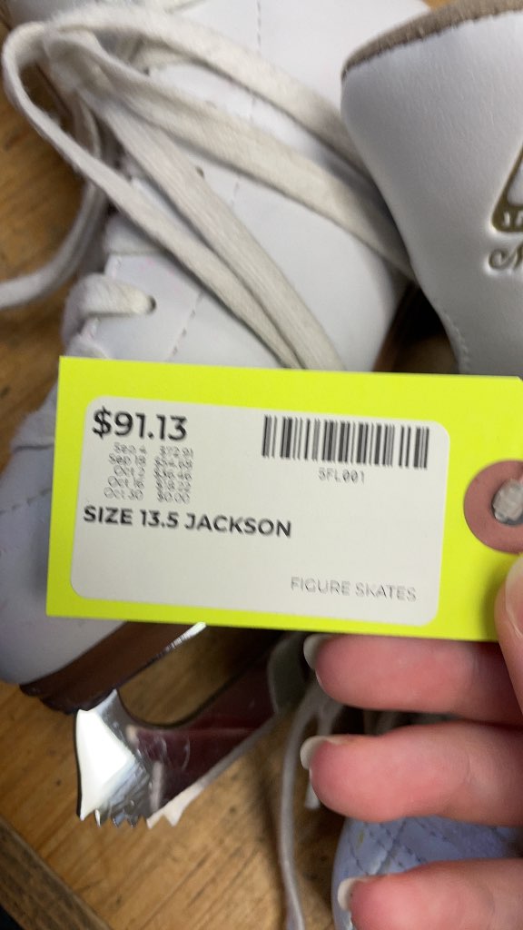 Jackson Mystique Figure Skates Size 13.5