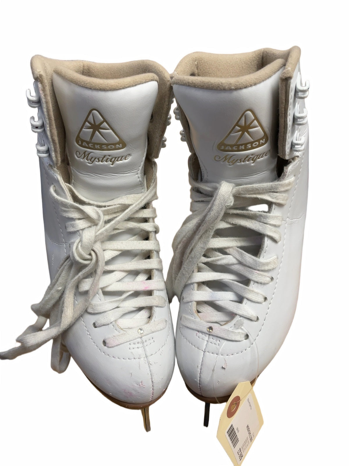 Jackson Mystique Size 3 White Figure Skates