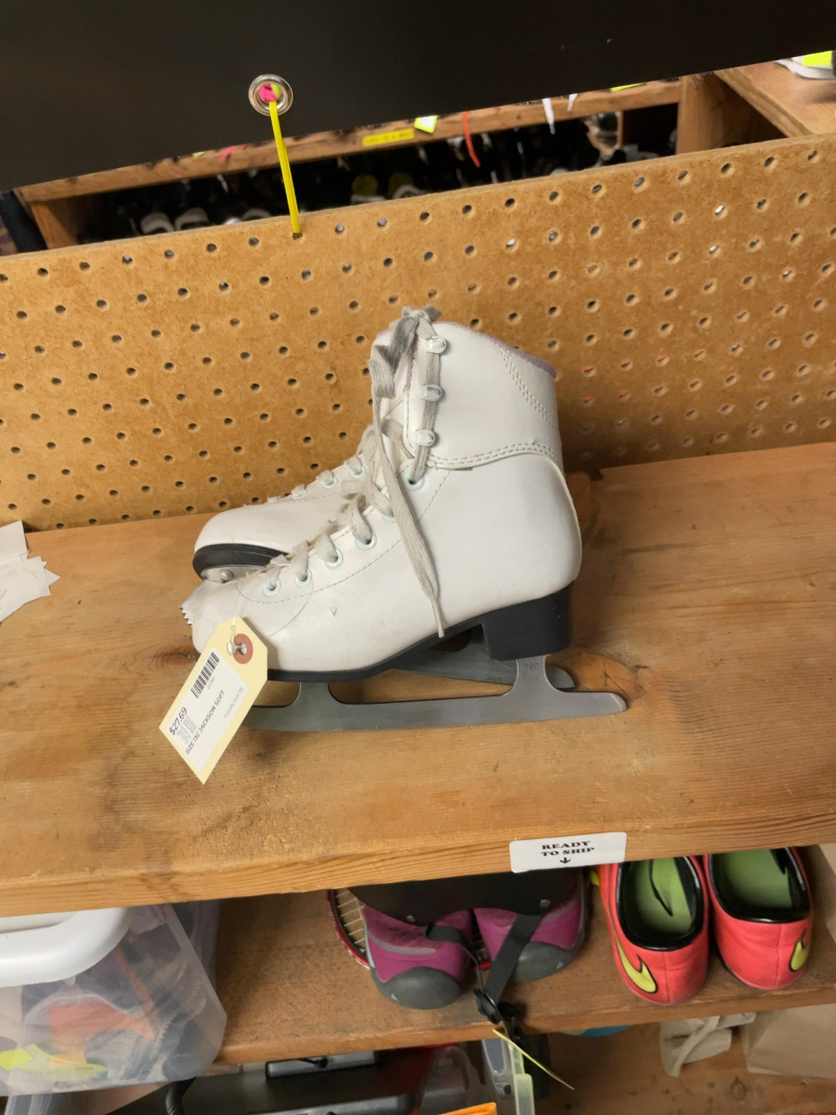 Jackson Soft Skate 13J White Figure Skates