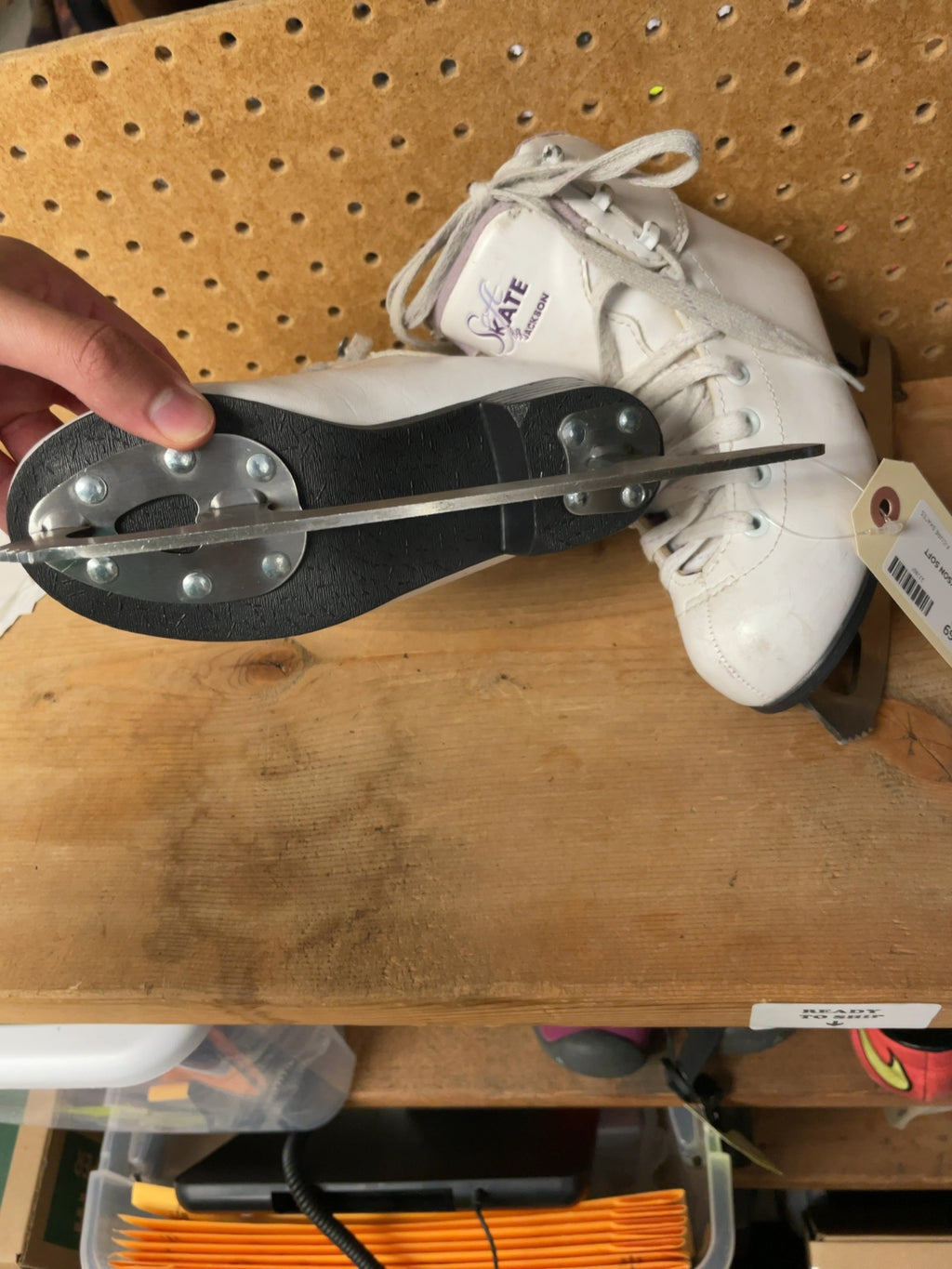 Jackson Soft Skate 13J White Figure Skates