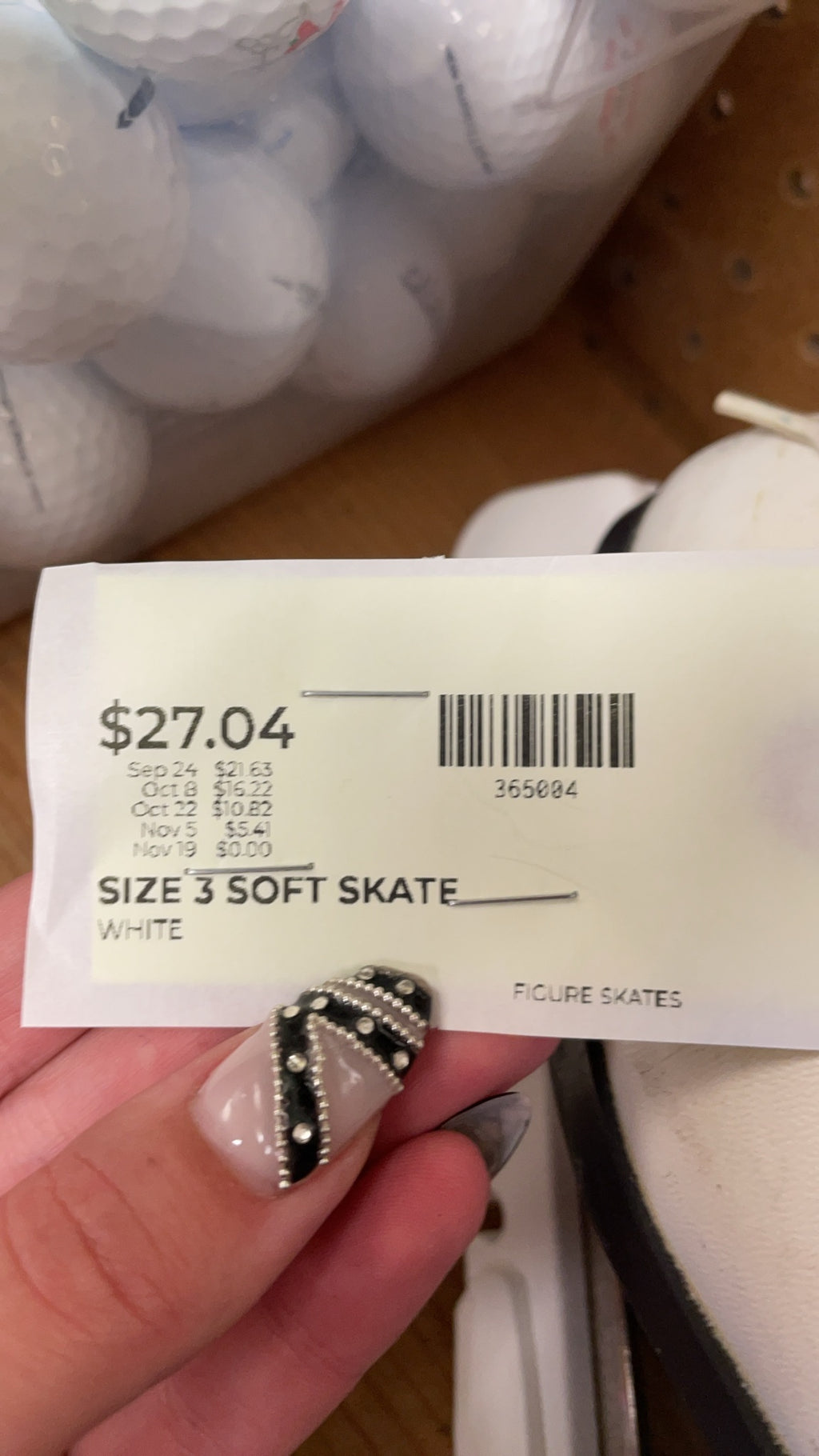Jackson SoftSkate Size 3 White Figure Skates