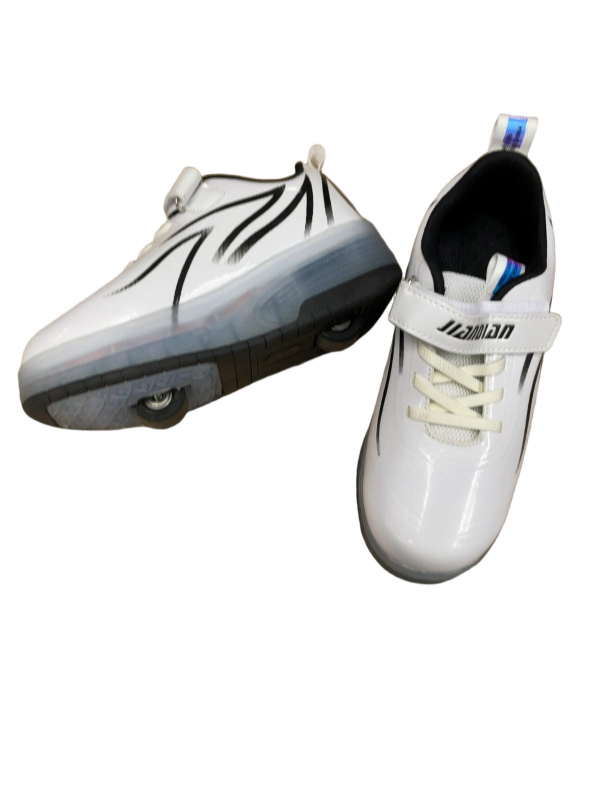 Jiandian Heely Type Roller Shoes Size 35 White