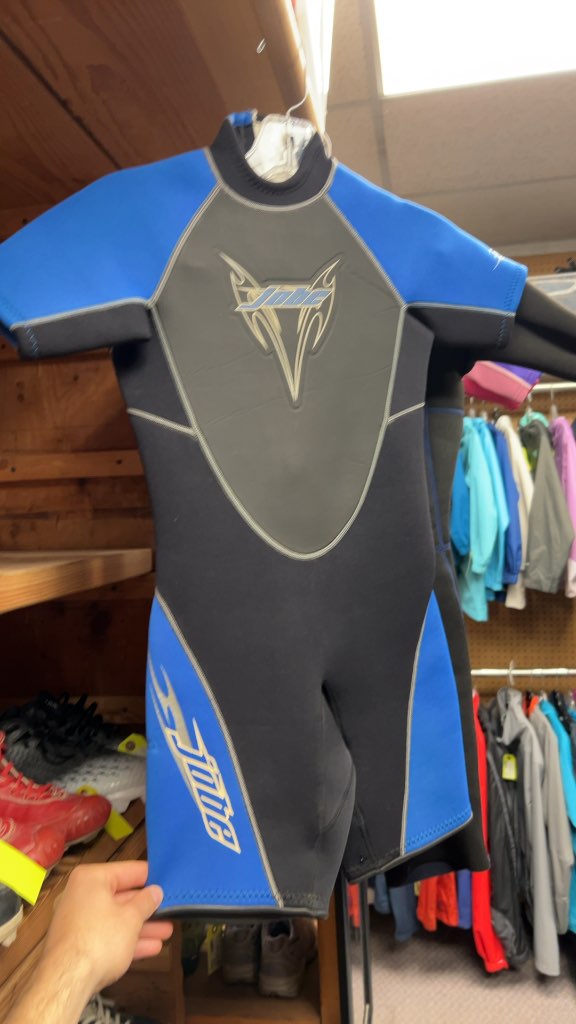 Jobe Kids Short Wetsuit - Blue/Black - Size 10