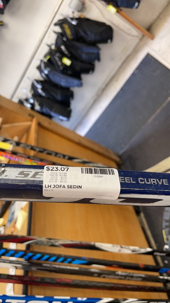 Jofa 7500 ASD LH Sedin Hockey Stick