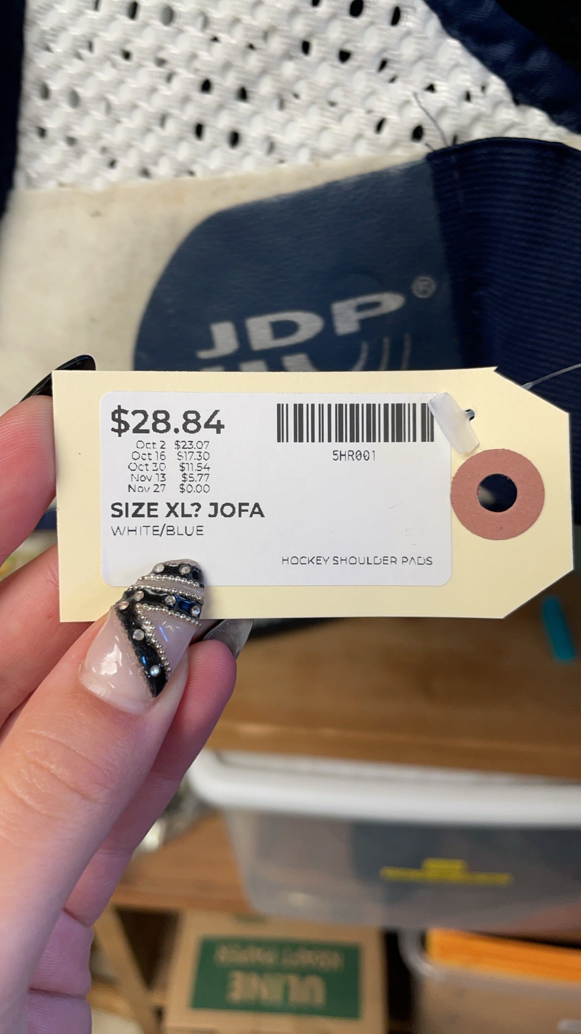 Jofa 8800 XL Hockey Shoulder Pads