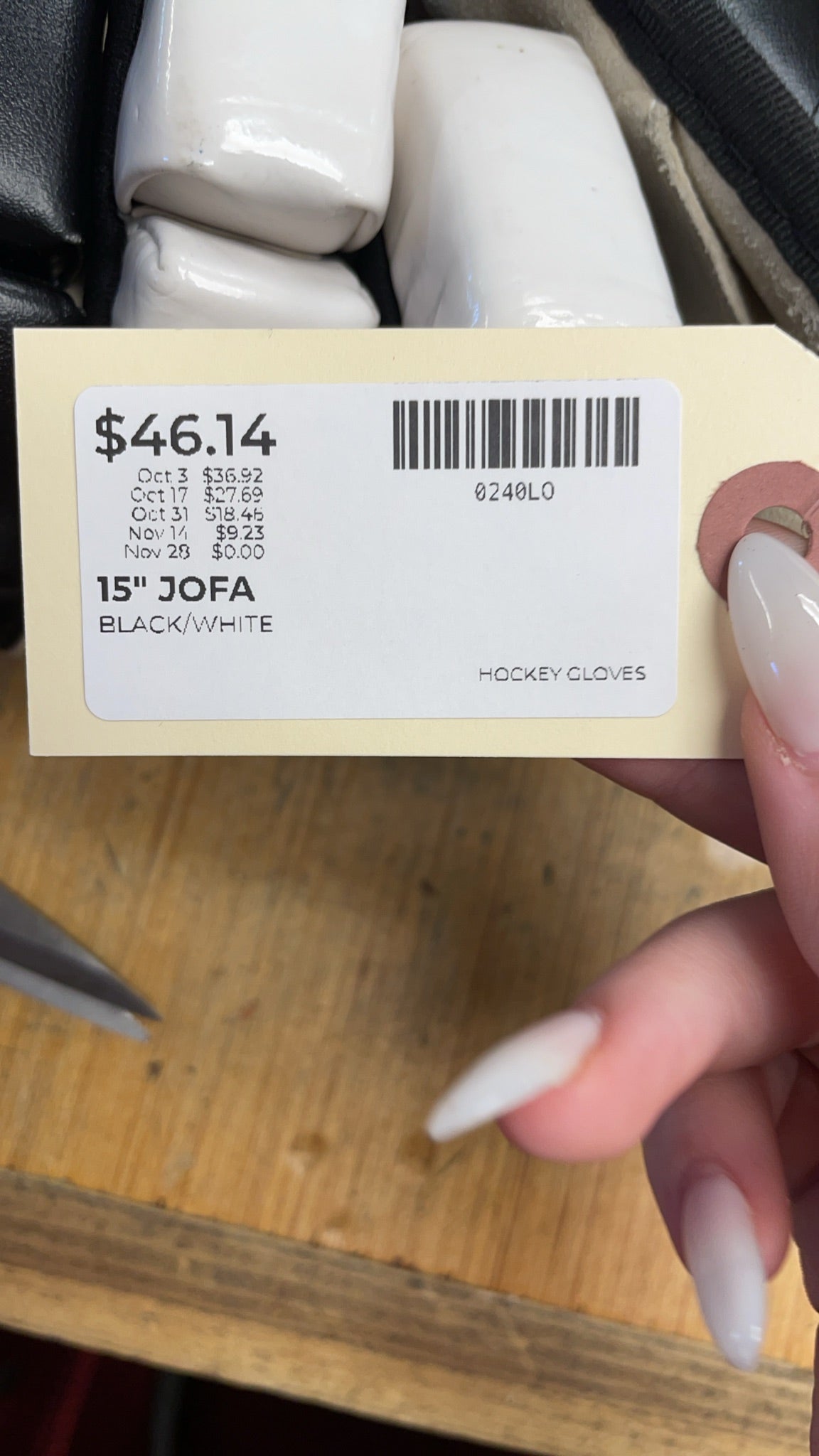 Jofa HG3500 15" Hockey Gloves