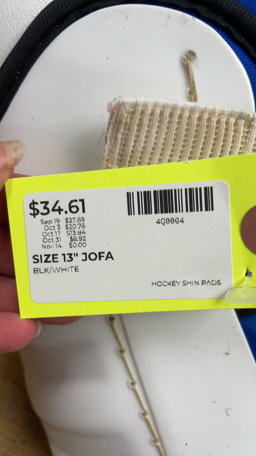 Jofa SG 3173 13" Hockey Shin Pads