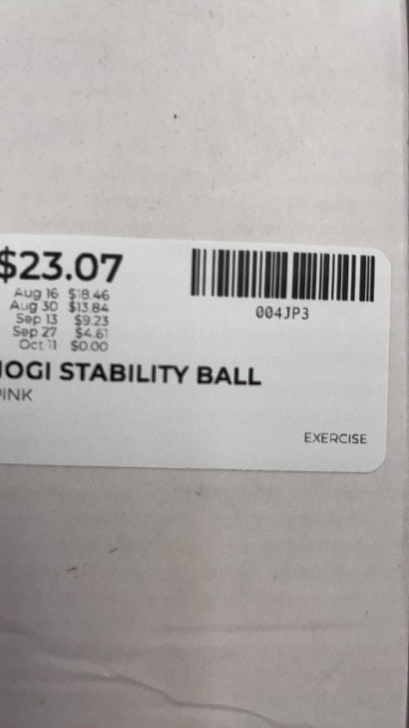 Jogi Stability Ball - 65 cm - Pink