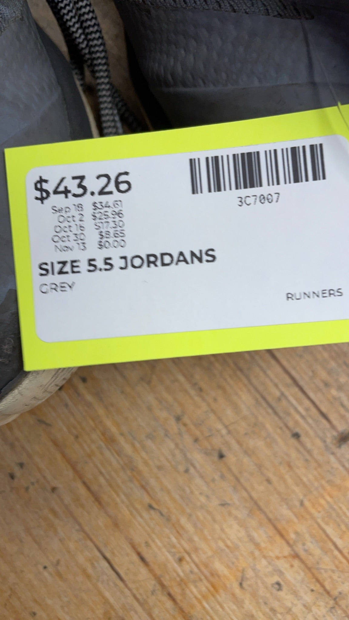 Jordan CP3.IX Size 5.5 Grey Basketball Shoes