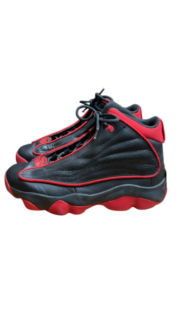 Jordan Pro Strong Black/Red Sneakers - Size 6.5