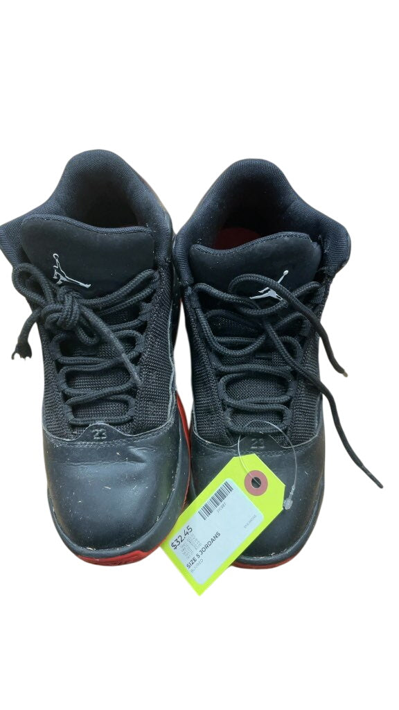 Jordan Sneakers Size 5 Black/Red