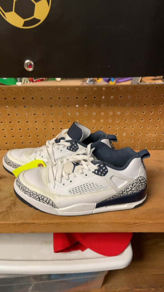 Jordan Spizike Low 'Midnight Navy' Basketball Shoes - Size 10.5