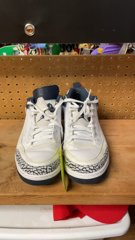 Jordan Spizike Low 'Midnight Navy' Basketball Shoes - Size 10.5