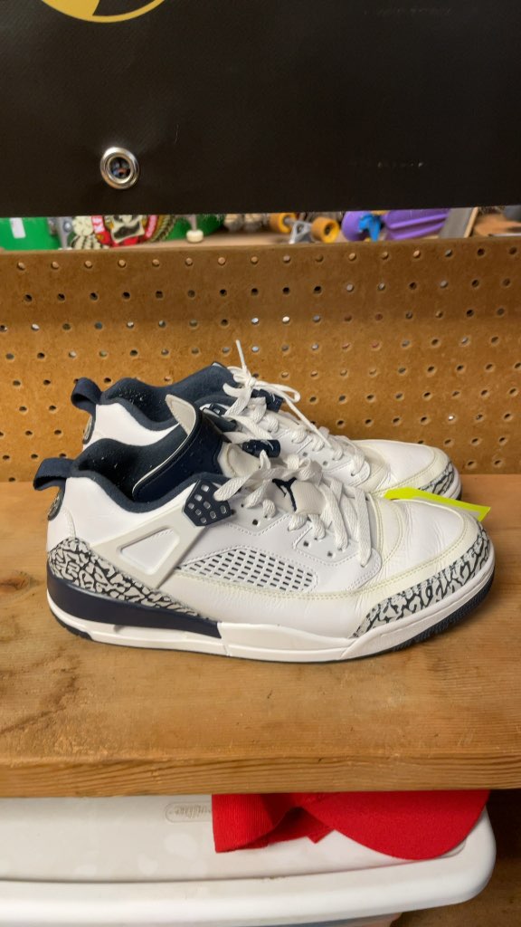 Jordan Spizike Low 'Midnight Navy' Basketball Shoes - Size 10.5
