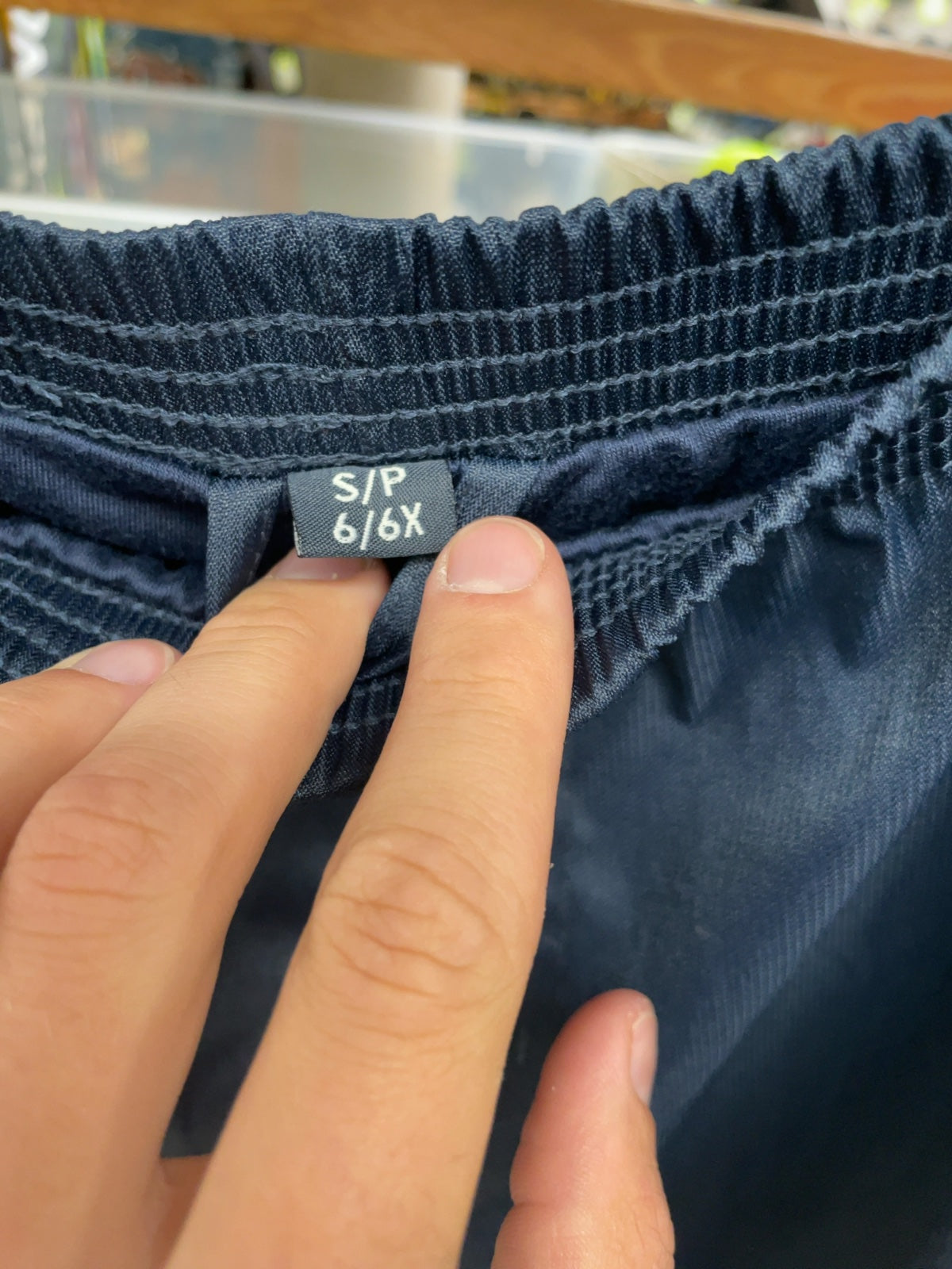 Junior Rain Pant 6/6X Blue
