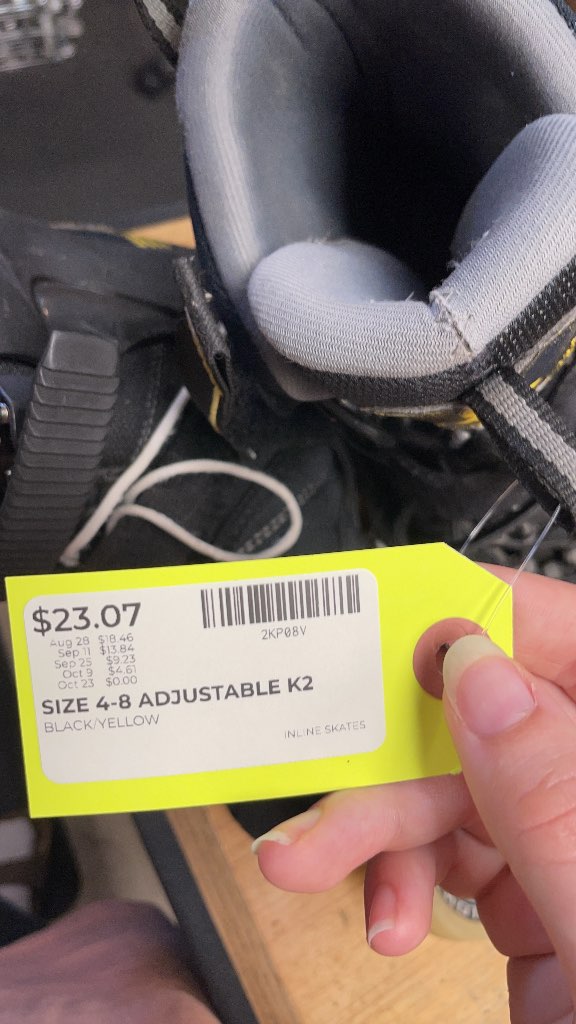K2 Hero Adjustable Inline Skates - Size 4-8